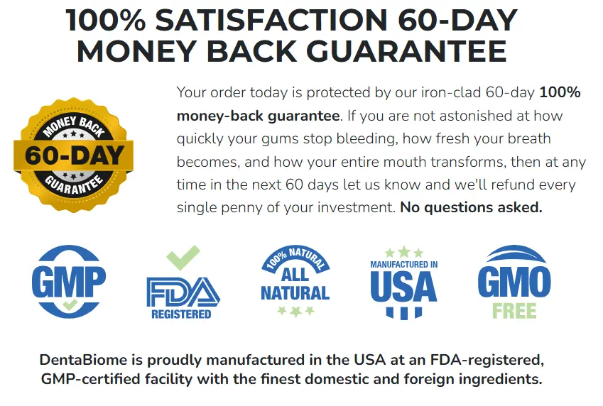 dentabiome guarantee
